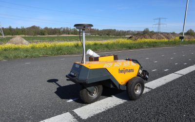 Inzet van Robot Plotter en Road Profiler op groot-onderhoud A12